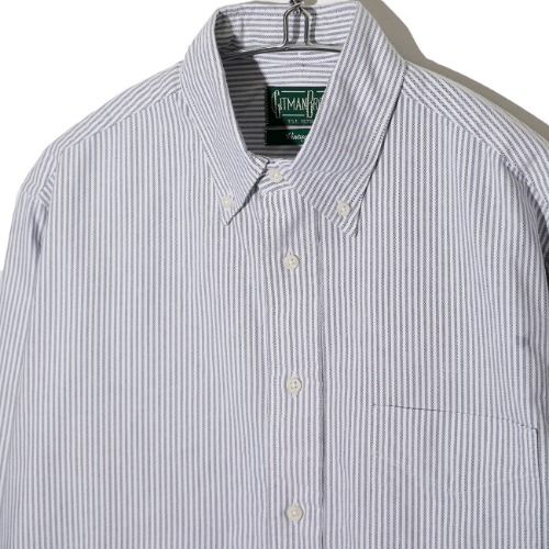[Gitman Vintage] Oxford Shirt  (Grey Stripe)