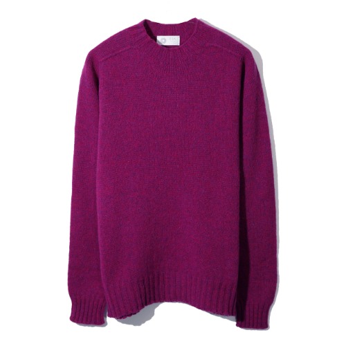 [Esk Valley Knitwear] Andy Seamless Shetland (Loganberry)