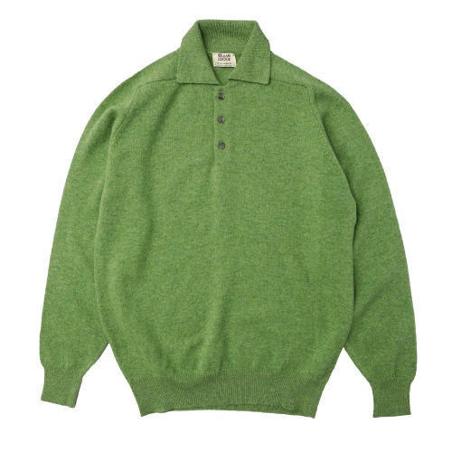 [William Lockie] Lambswool Pullover Sportshirts (Foliage)