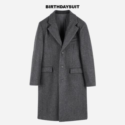 [BIRTHDAYSUIT] Chesterfield Coat (Charcoal)