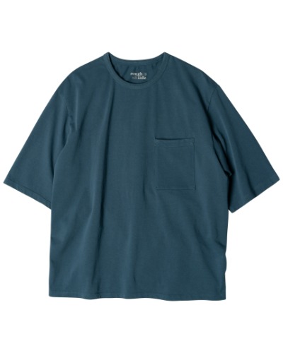 [ROUGH SIDE] PRIMARY 1/2 T-SHIRT (PALE BLUE)