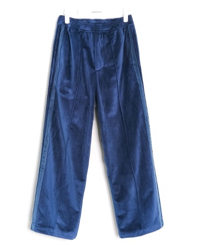 [999HUMANITY] VELOUR SIDE TRACK PANTS (BLUE)