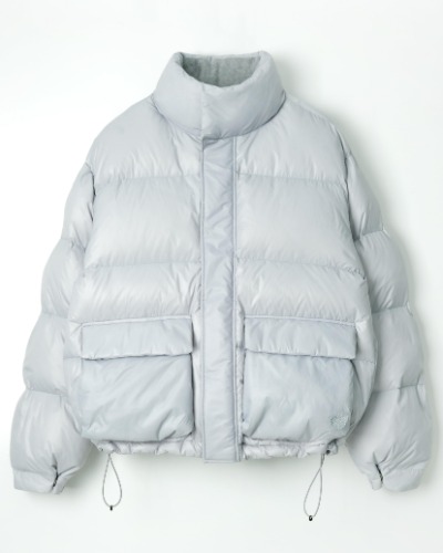 [999HUMANITY] PUFFY GOOSE DOWN PARKA (LIGHT GREY)