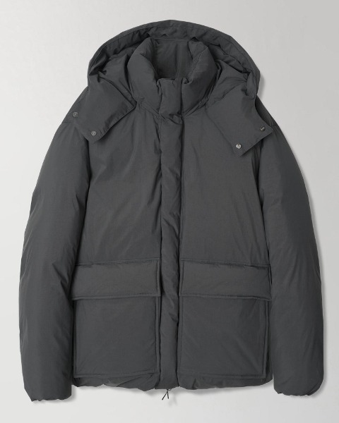 [INTHERAW] TRAVELLER GOOSE DOWN PARKA (GRAPHITE)
