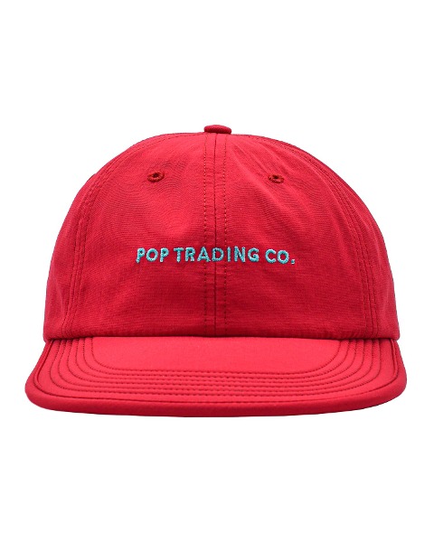 [POP TRADING COMPANY] FLEXFOAM SIXPANEL HAT (RIO RED/PEACOCK)