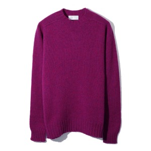 [Esk Valley Knitwear] Andy Seamless Shetland (Loganberry)