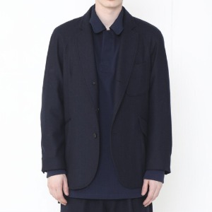[DOCUMENT] English Wool Raglan Jacket (Navy)