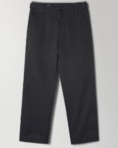 [INTHERAW] OFFICER CHINO PANTS (ANTHRACITE)