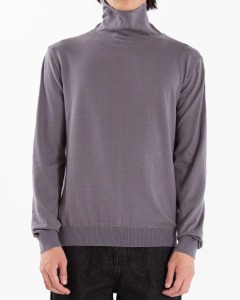 [MATISSE THE CURATOR] ROLL NECK KNIT (GREY)