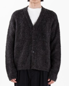 [MATISSE THE CURATOR] MOHAIR CARDIGAN (CHARCOAL)