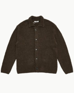 [AMOMENTO] BUTTON UP CARDIGAN (BROWN)