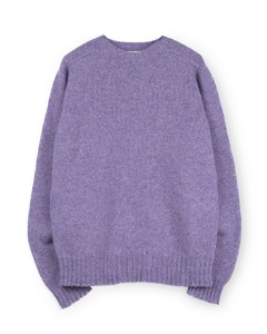 [ESK VALLEY KNITWEAR] ANDY CREW NECK SWEATER (VIOLA)