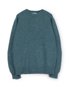[ESK VALLEY KNITWEAR] ANDY CREW NECK SWEATER (MARLIN)