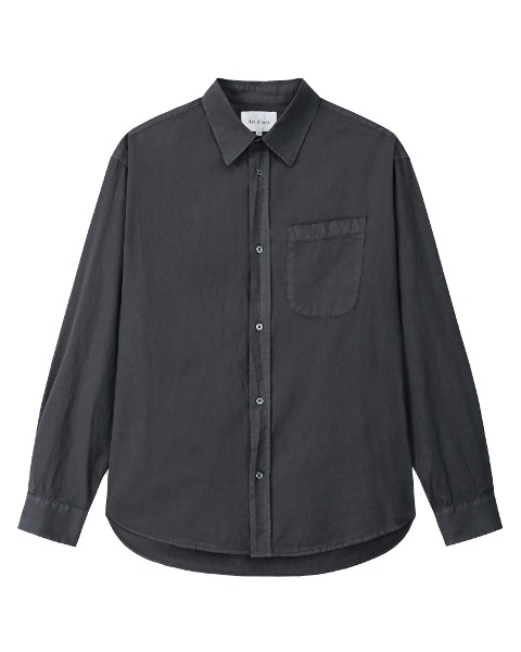 [ART IF ACTS] PADRE GARMENT-DYED SHIRT (CHARCOAL)