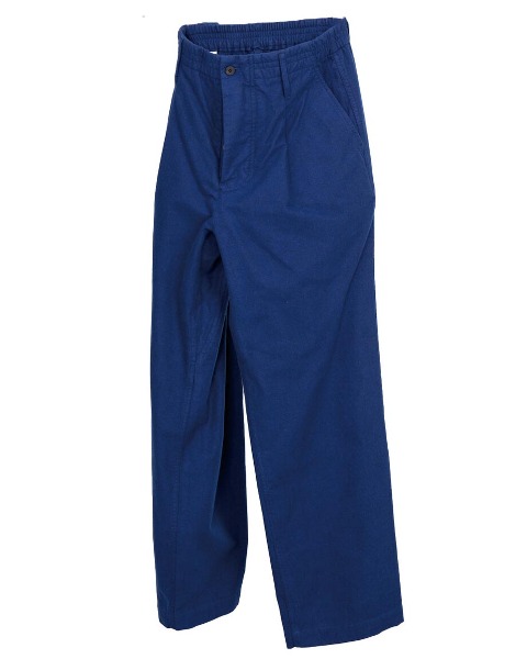 [DOCUMENT] COTTON FLANNEL EASY PANTS (BLUE)