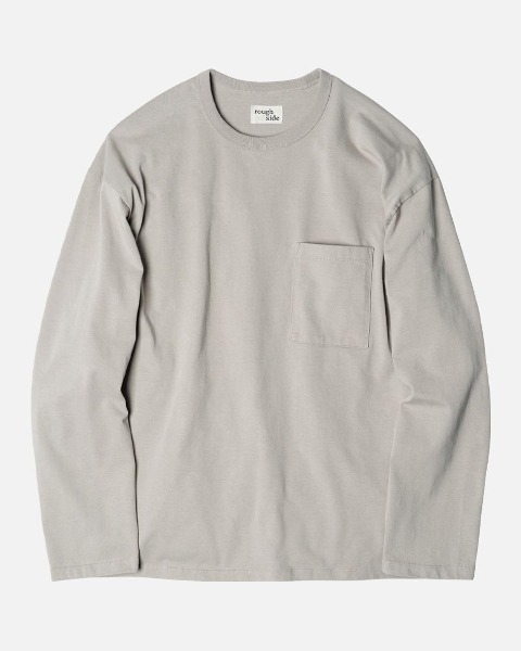 [ROUGH SIDE] PRIMARY LONG SLEEVE (OATMEAL)