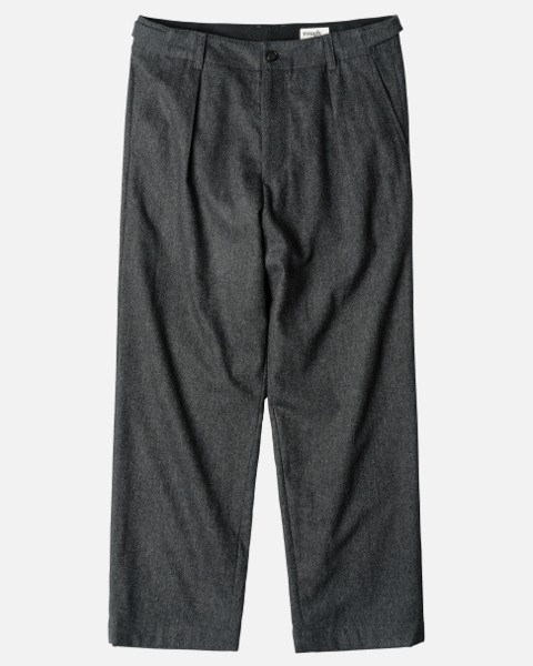[ROUGH SIDE] REPORTER PANTS (CHARCOAL)
