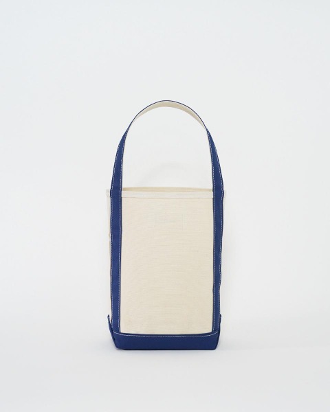 [TEMBEA] BAGUETTE TOTE SMALL (NATURAL/NAVY)