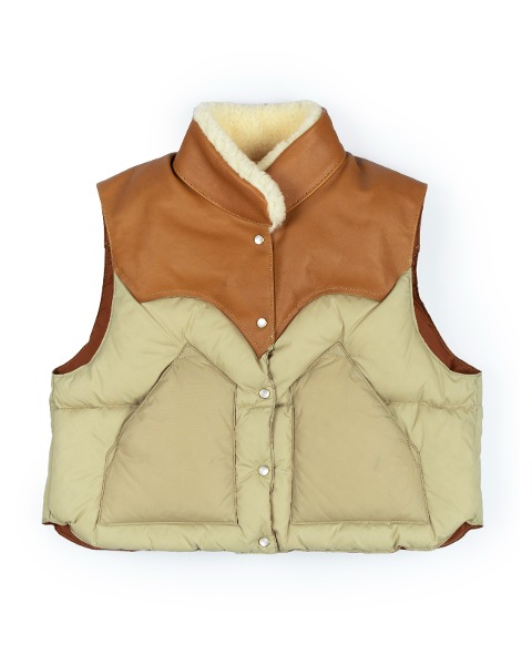 [ROCKY MOUNTAIN FEATHERBED] ANNELLE VEST (TAN)