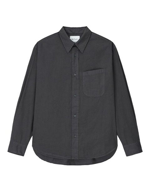 [ART IF ACTS] PADRE GARMENT-DYED SHIRT (CHARCOAL)