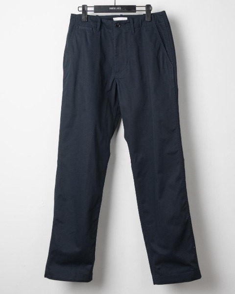 [OURSELVES] ORGANIC COTTON RELAXED CHINO PANTS (NAVY)