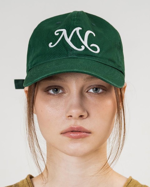 [SHIRTER] NY LOGO CAP (GREEN)