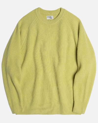 [ROUGH SIDE] MEADOW SWEATER (LIME)