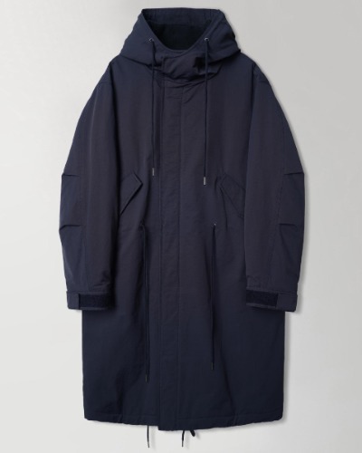 [INTHERAW] TECHNICAL LONG PARKA (NAVY)