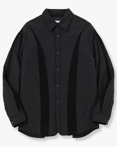 [TYPING MISTAKE] PADDED SECTIONED SHIRTS JUMPER (BLACK)