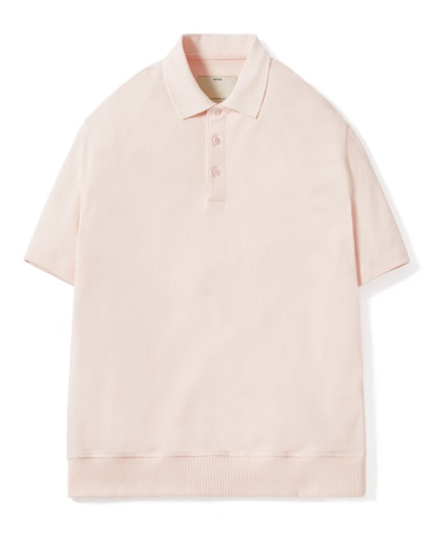 [POTTERY] SHORT SLEEVE COMFORT POLO T-SHIRT (PINK)