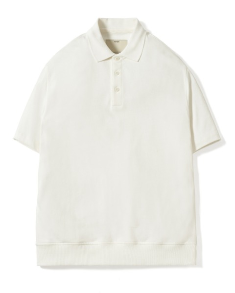 [POTTERY] SHORT SLEEVE COMFORT POLO T-SHIRT (OFF WHITE)