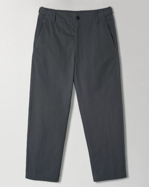 [INTHERAW] OFFICER CHINO PANTS TYPE2 (ANTHRACITE)