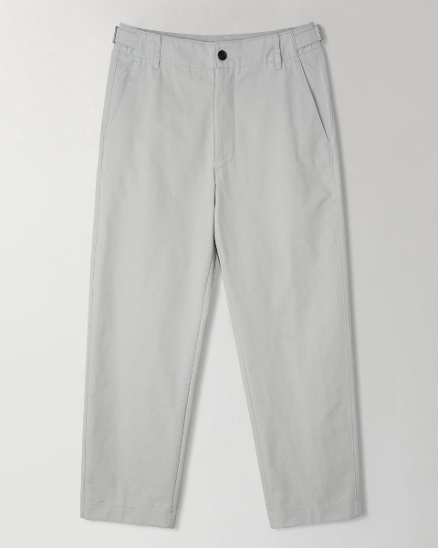 [INTHERAW] OFFICER CHINO PANTS TYPE2 (SILVER GREY)