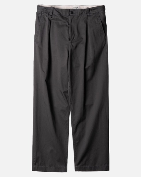 [ROUGH SIDE] OFFICER PANTS (CHARCOAL)