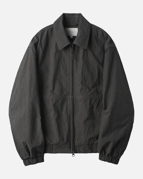 [ROUGH SIDE] NATURAL WIND BLOUSON (CHARCOAL)